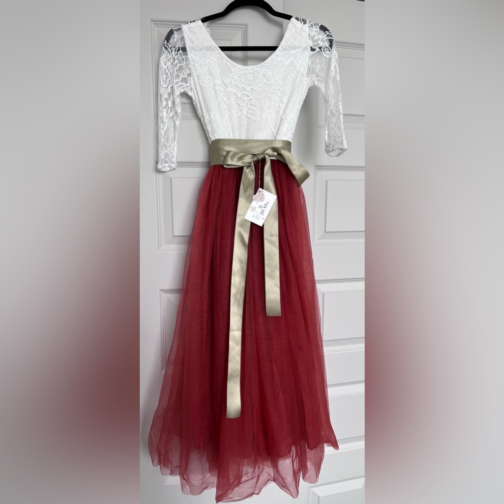 Rustic Flower Girls Dress